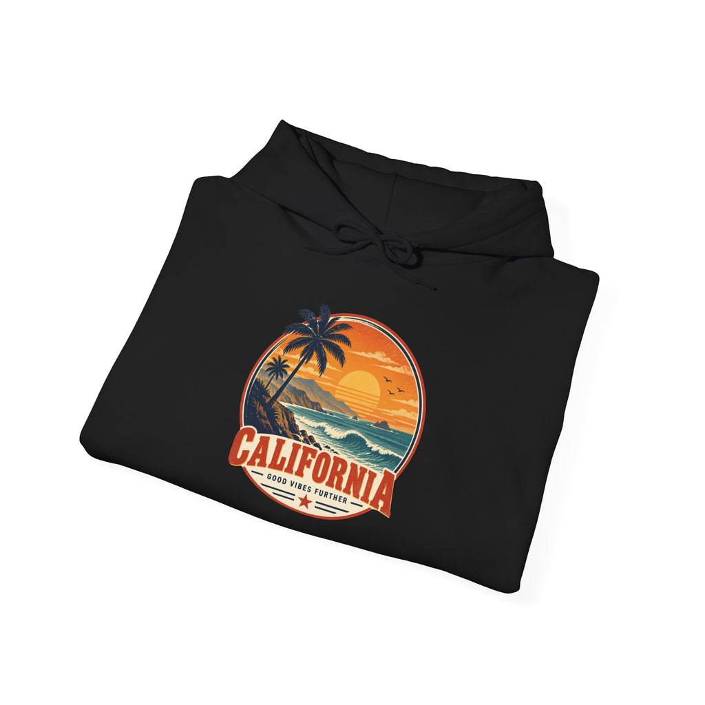 California Sunset Palm Tree Hoodie