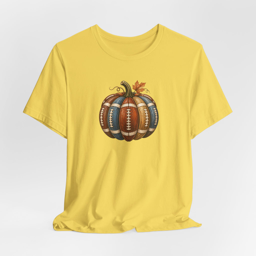 Football Pumpkin - Fall Football Culture Tee