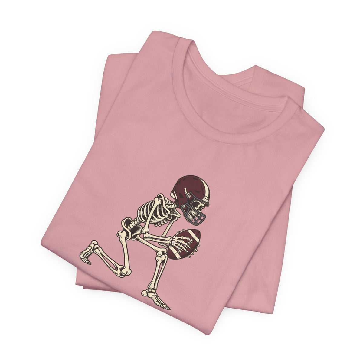 Skeleton Football Player Tee