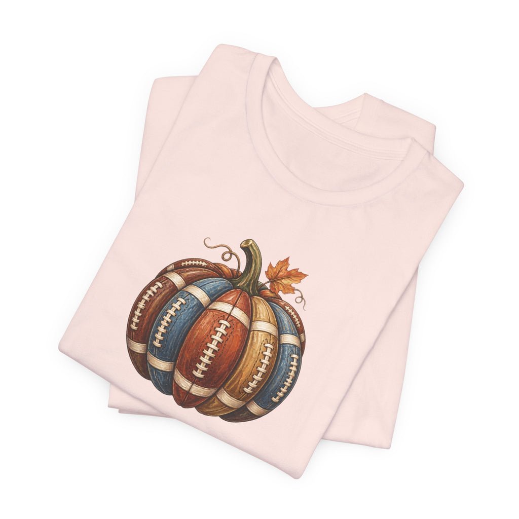 Football Pumpkin - Fall Football Culture Tee