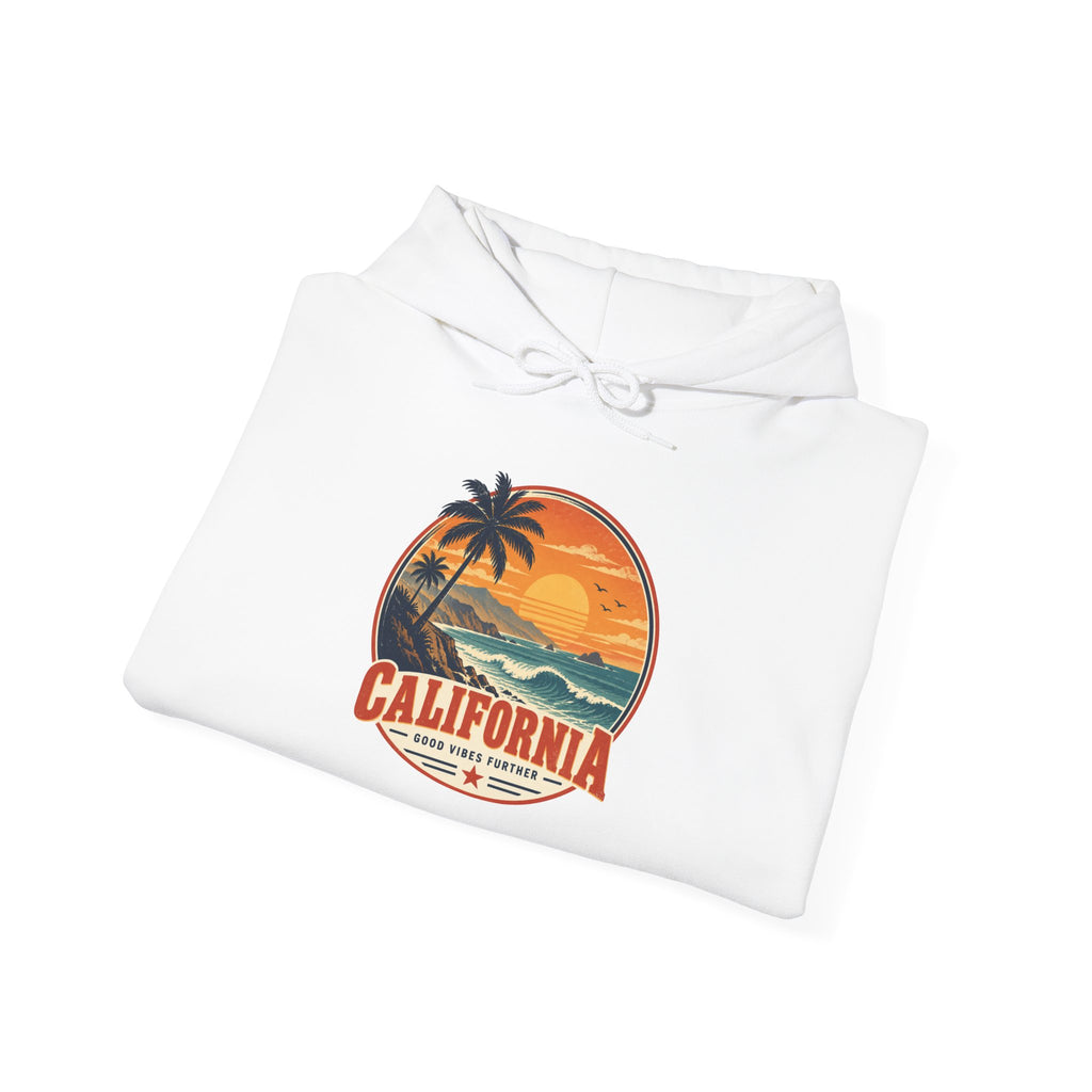 California Sunset Palm Tree Hoodie