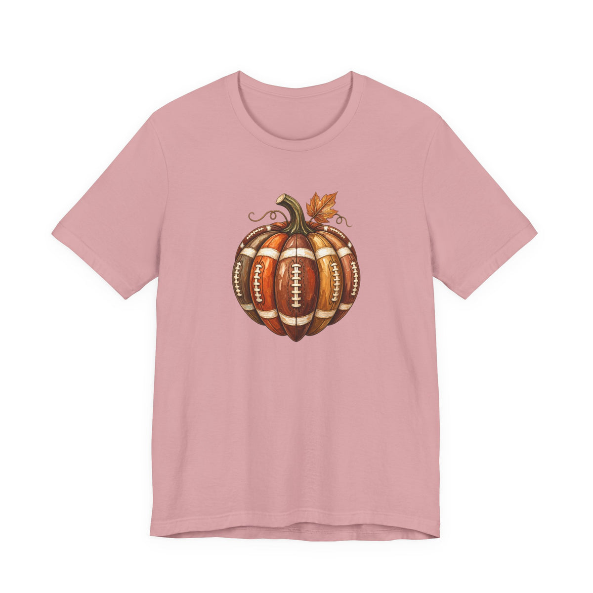 Football Pumpkin - Fall Football Fan Culture Tee