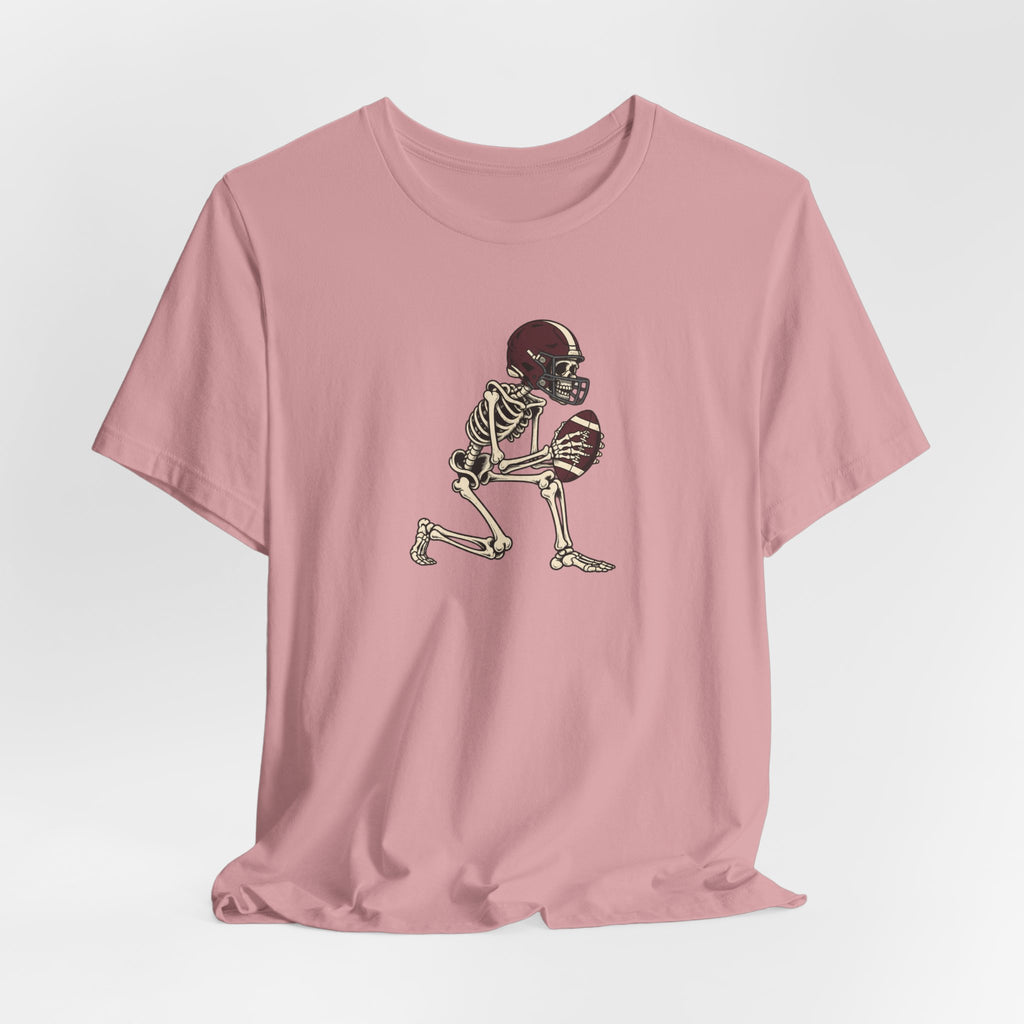 Skeleton Football Player Tee