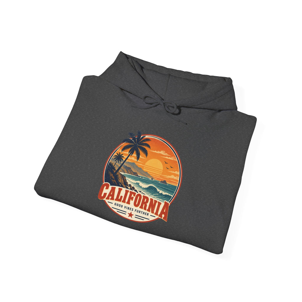 California Sunset Palm Tree Hoodie