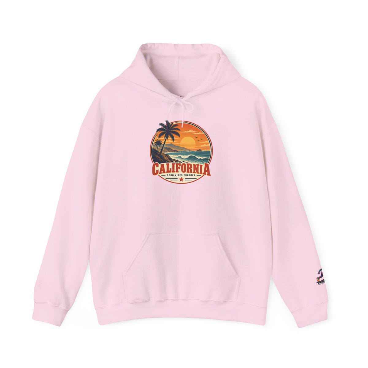 California Sunset Palm Tree Hoodie