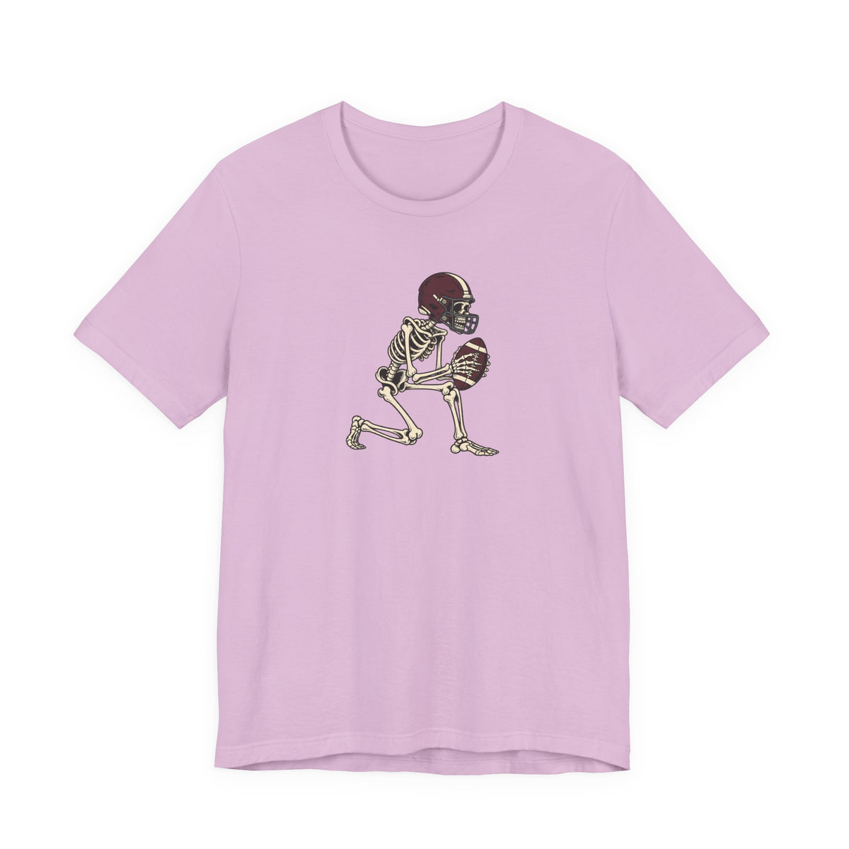 Skeleton Football Player Tee