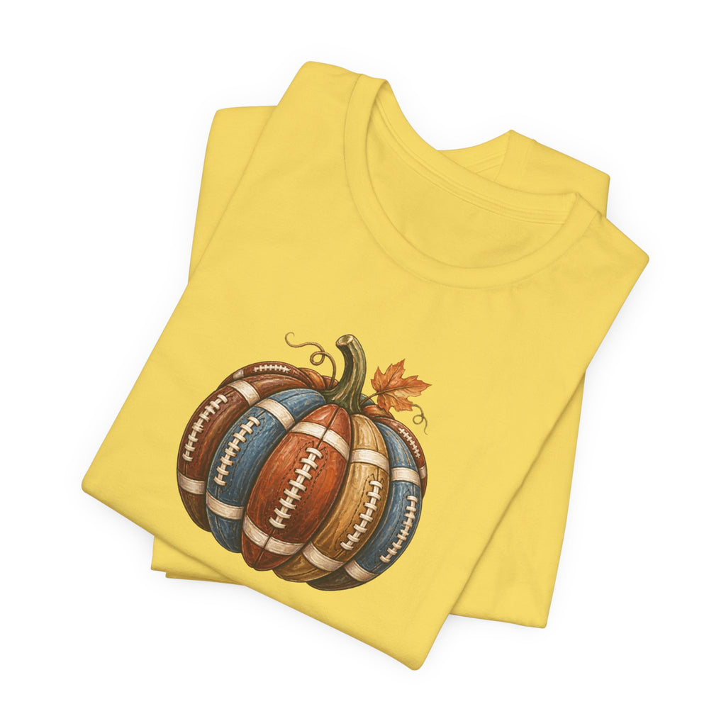 Football Pumpkin - Fall Football Culture Tee