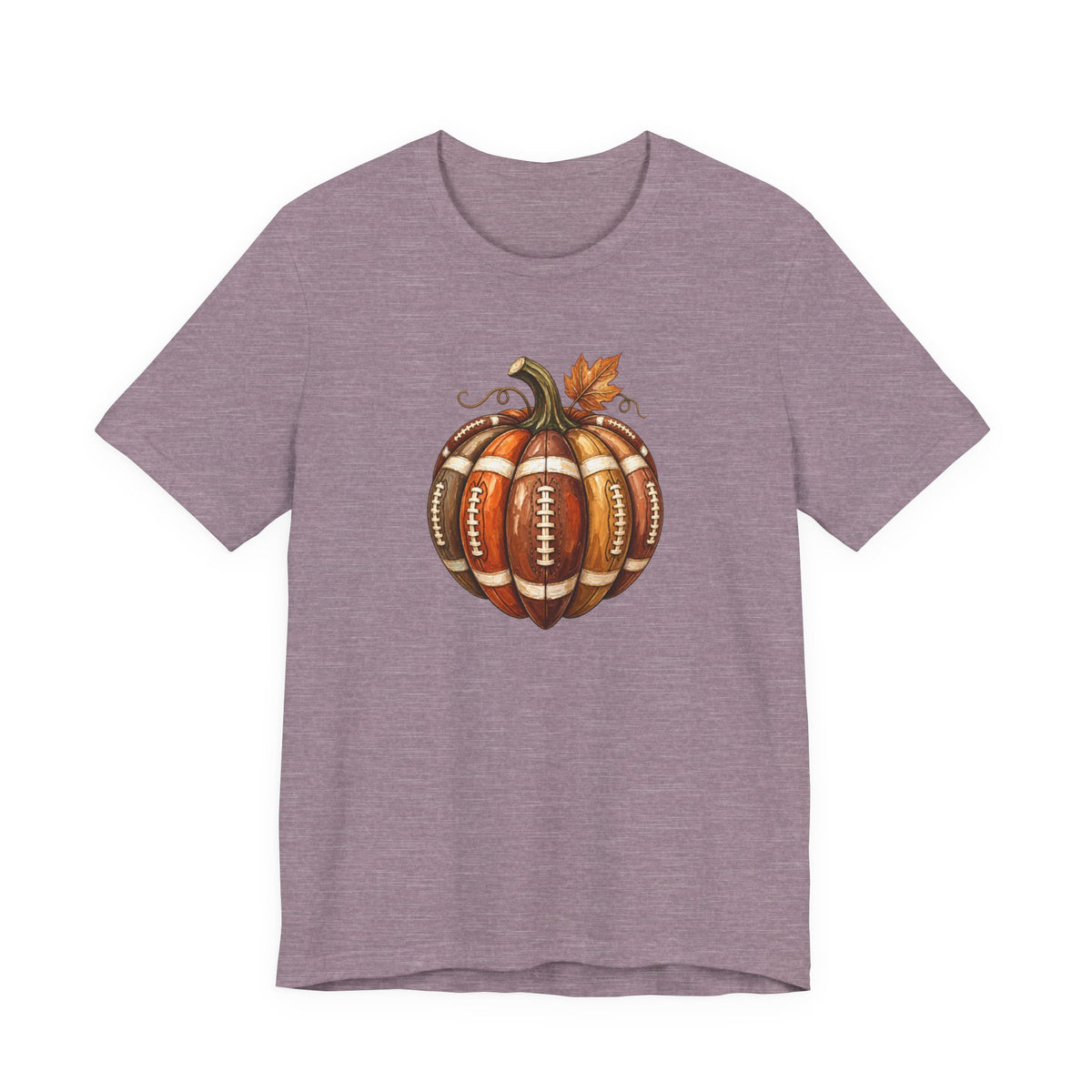 Football Pumpkin - Fall Football Fan Culture Tee