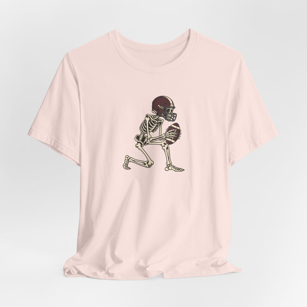 Skeleton Football Player Tee