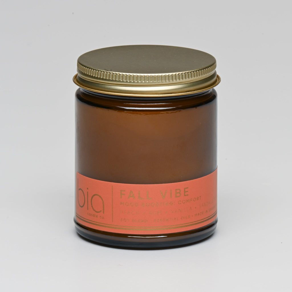 Fall Vibe Functional Mood Boosting Candle - Calming & Grounding