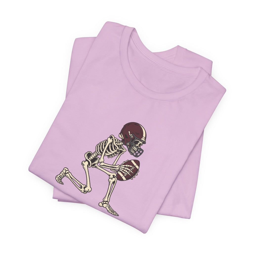 Skeleton Football Player Tee