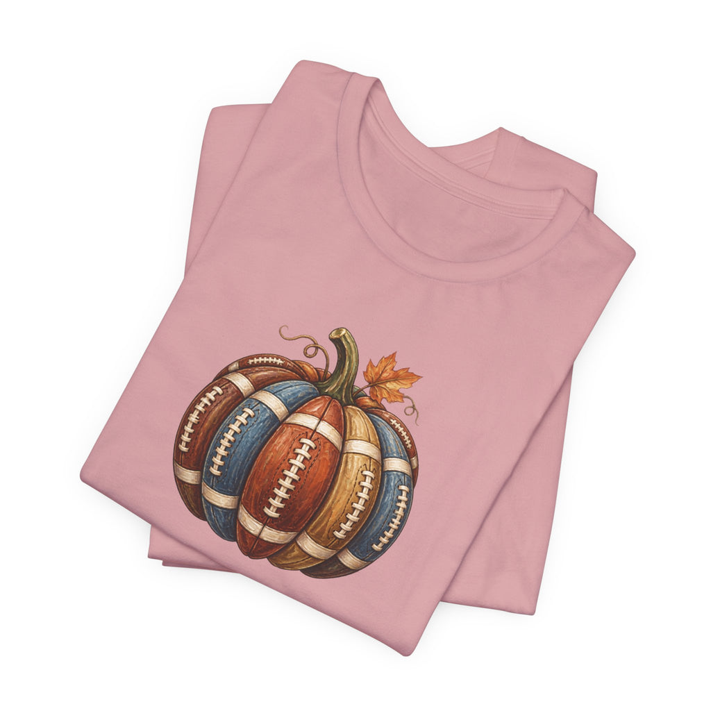 Football Pumpkin - Fall Football Culture Tee