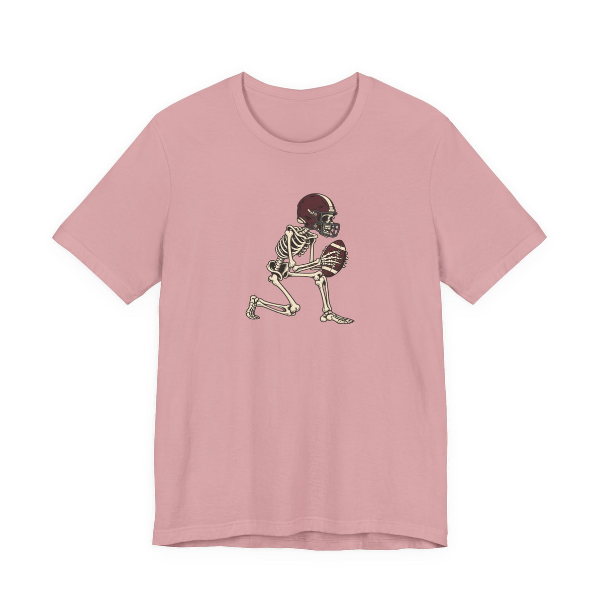 Skeleton Football Player Tee