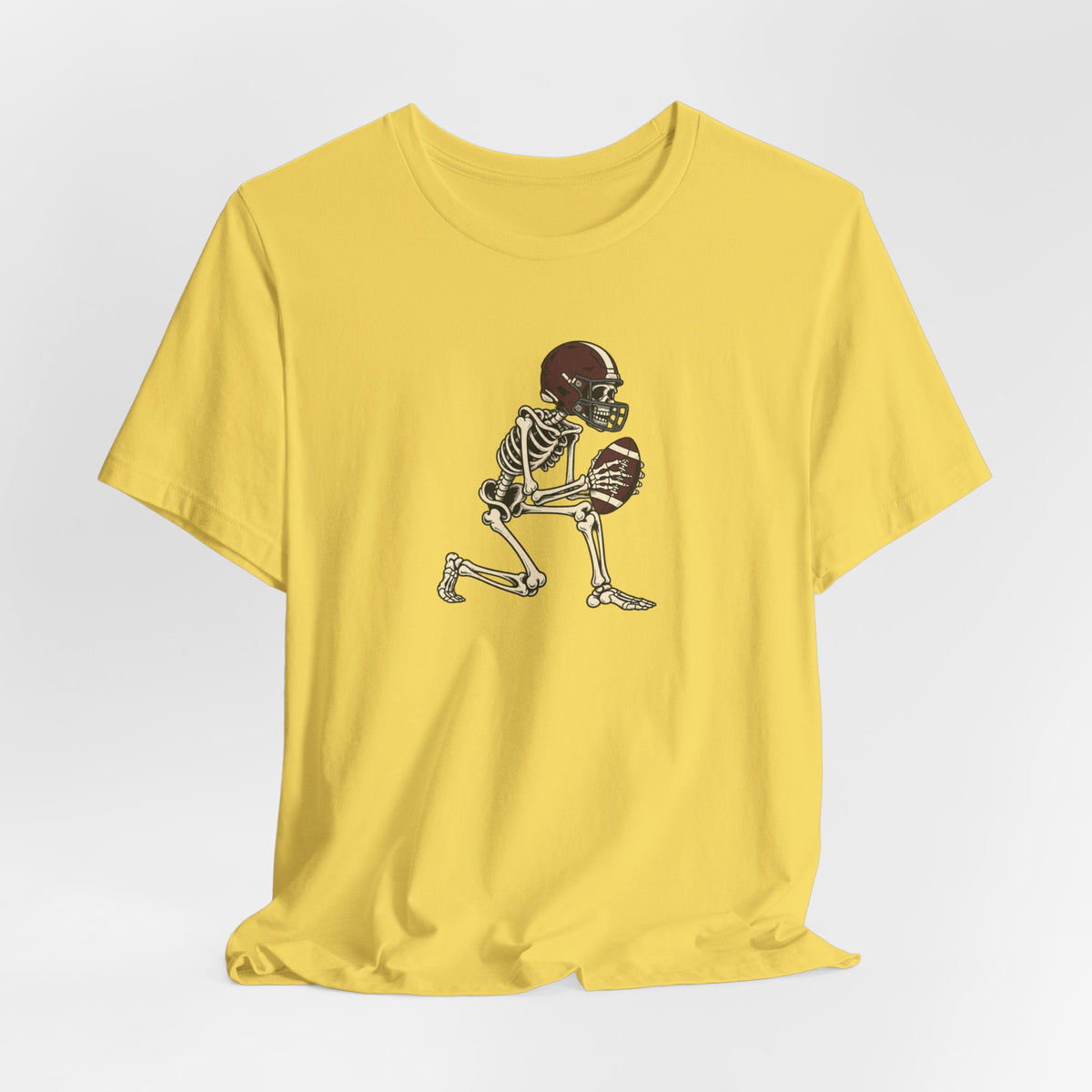 Skeleton Football Player Tee