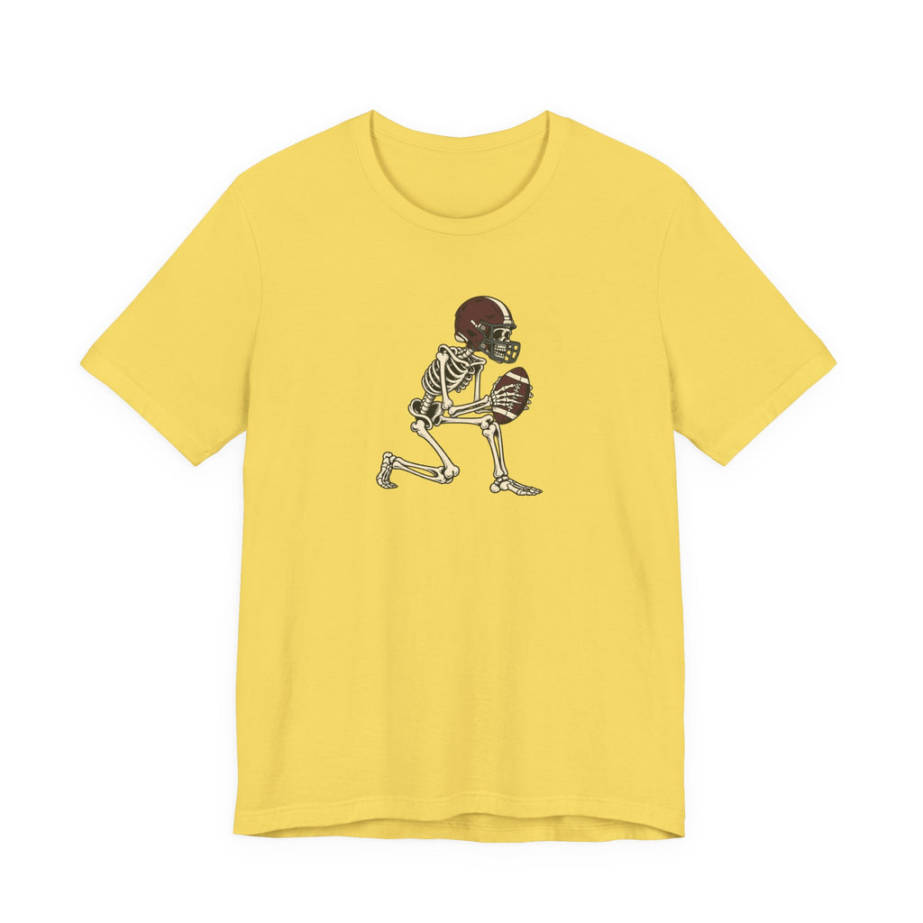 Skeleton Football Player Tee