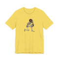 Skeleton Football Player Tee