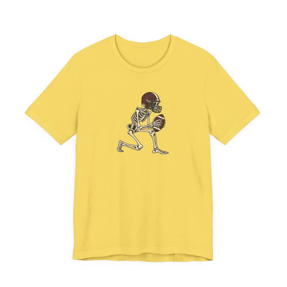 Skeleton Football Player Tee