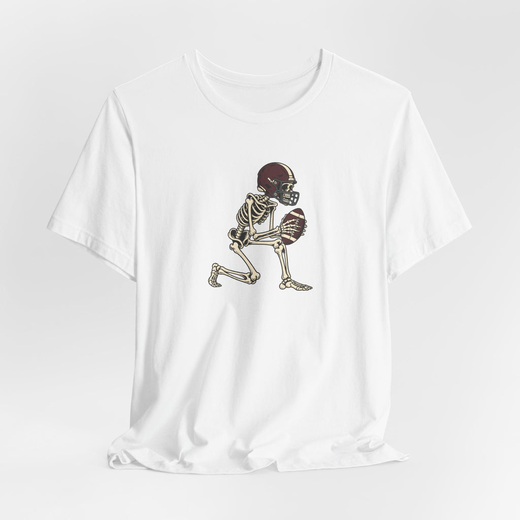 Skeleton Football Player Tee
