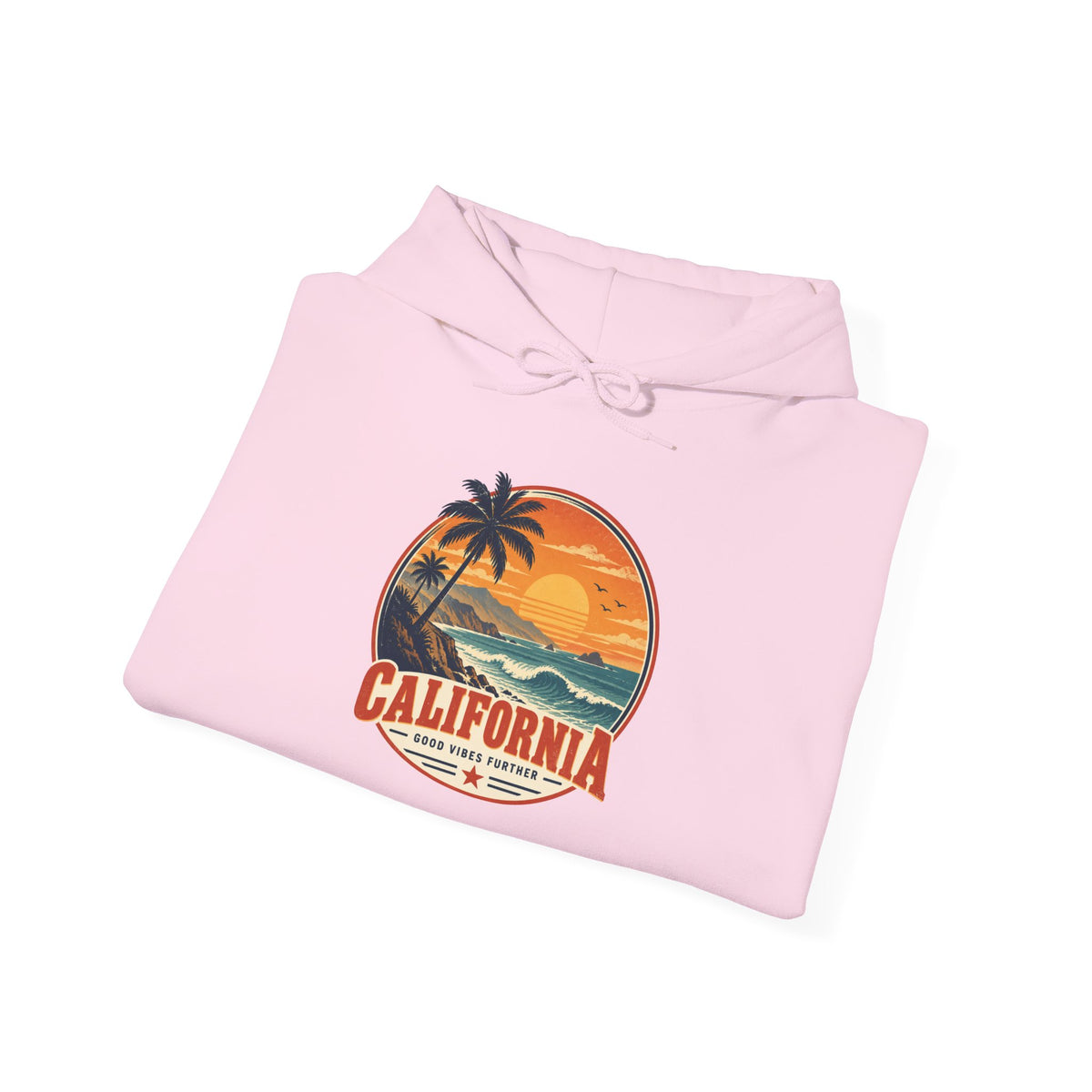 California Sunset Palm Tree Hoodie