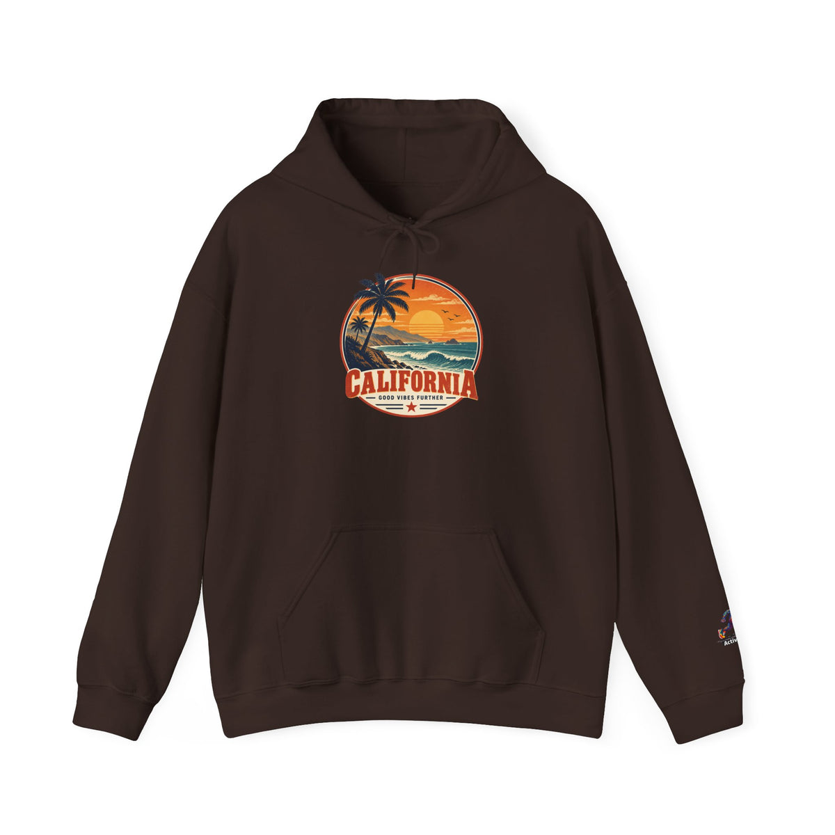 California Sunset Palm Tree Hoodie