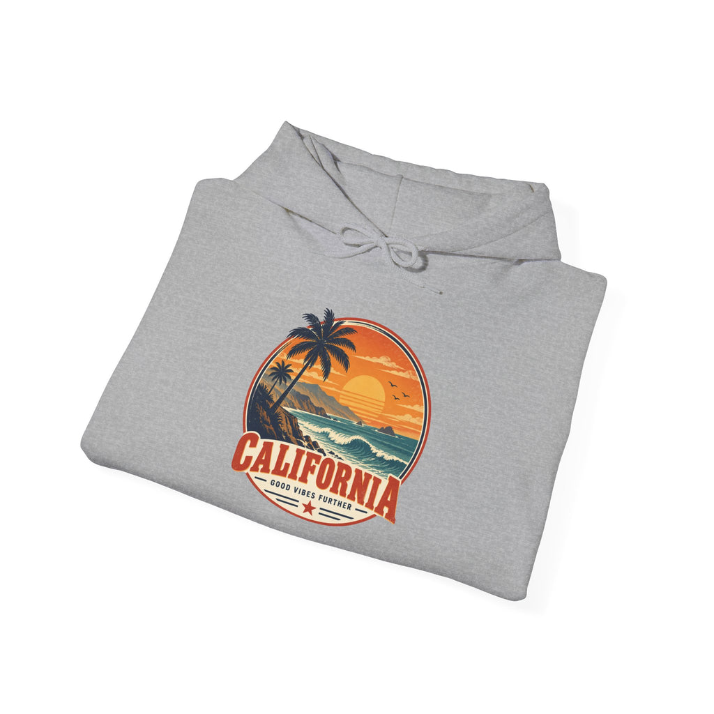California Sunset Palm Tree Hoodie
