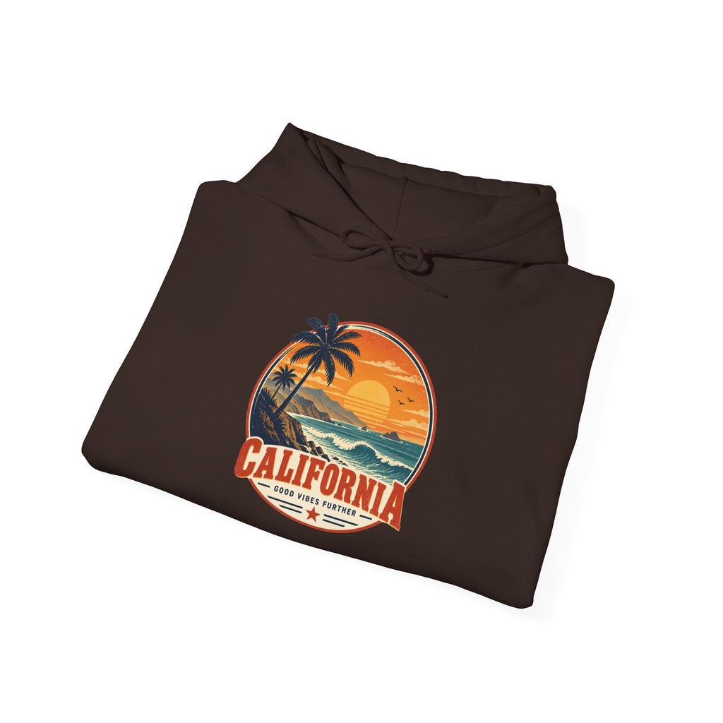 California Sunset Palm Tree Hoodie