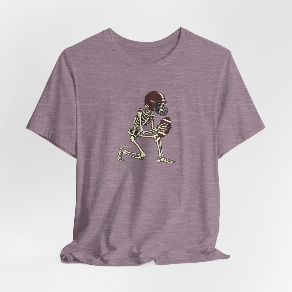 Skeleton Football Player Tee