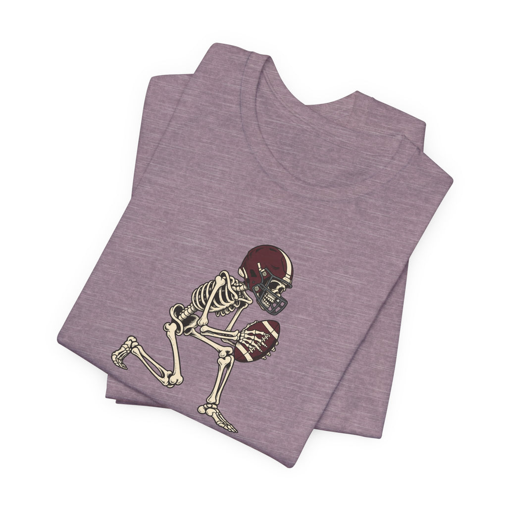 Skeleton Football Player Tee