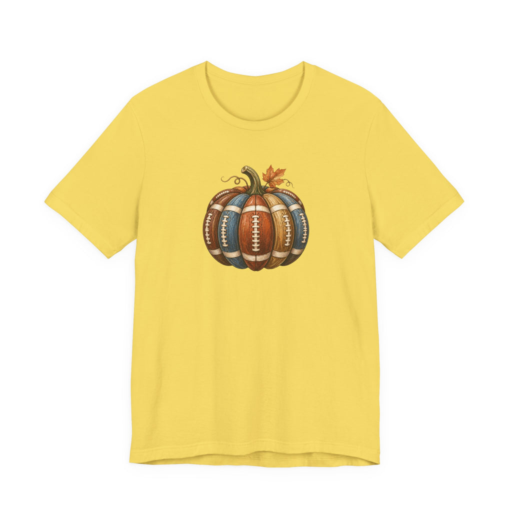 Football Pumpkin - Fall Football Culture Tee