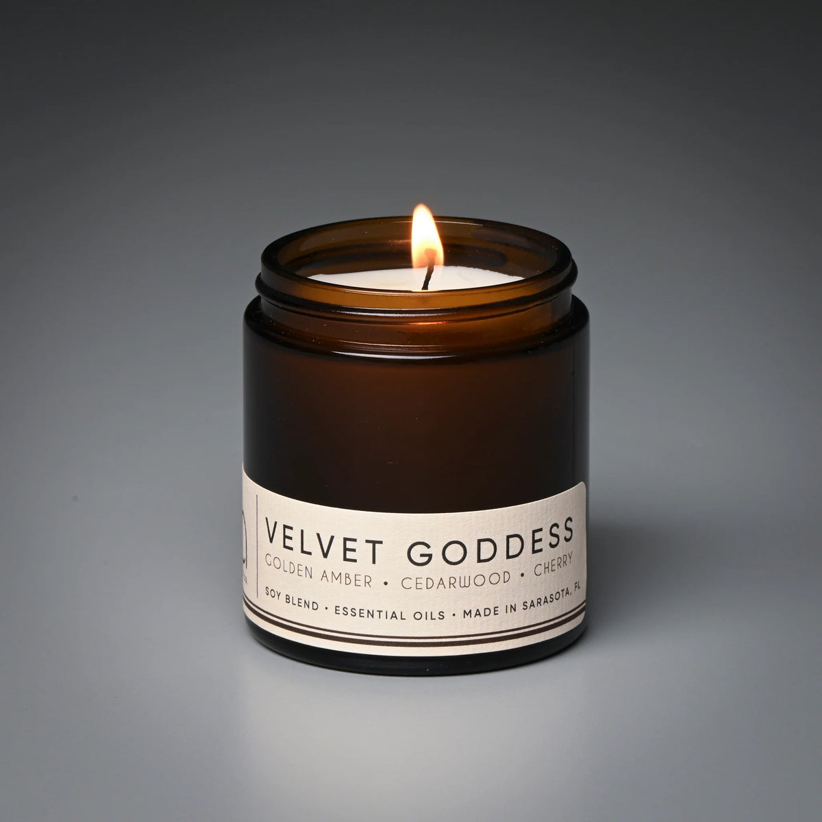 Velvet Goddess Candle - Cherry, Vanilla & Golden Amber