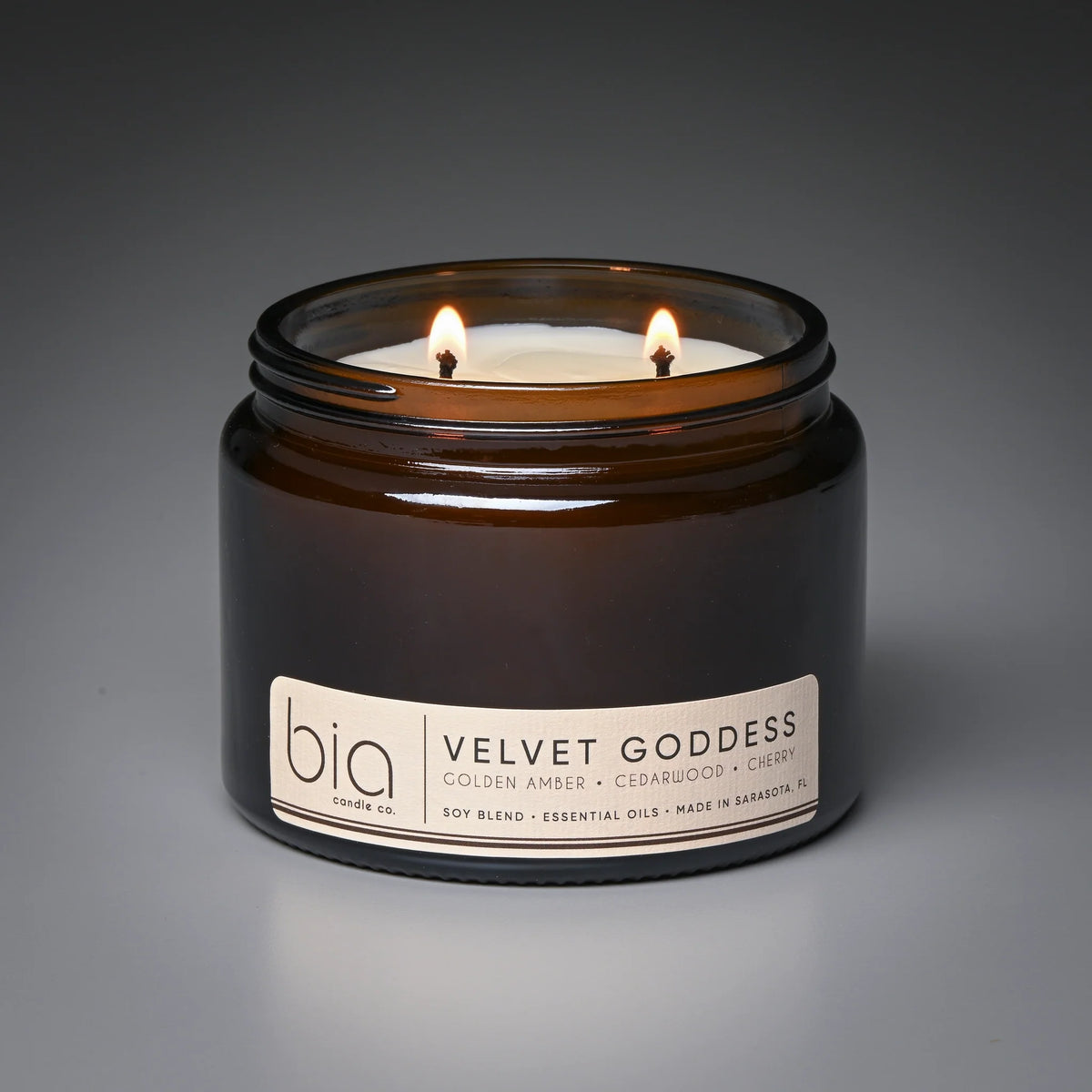 Velvet Goddess Candle - Cherry, Vanilla & Golden Amber