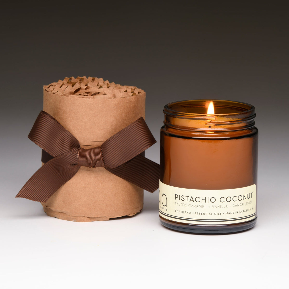 Pistachio Coconut Soy Blend Candle — Coconut, Pistachio & Vanilla