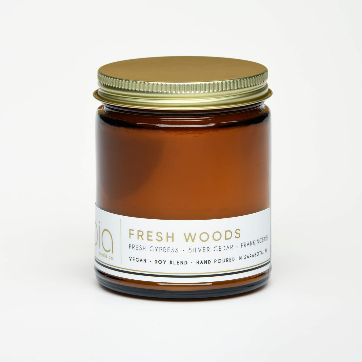 Fresh Woods Soy Blend Candle — Pine, Balsam, Fir & Cedar