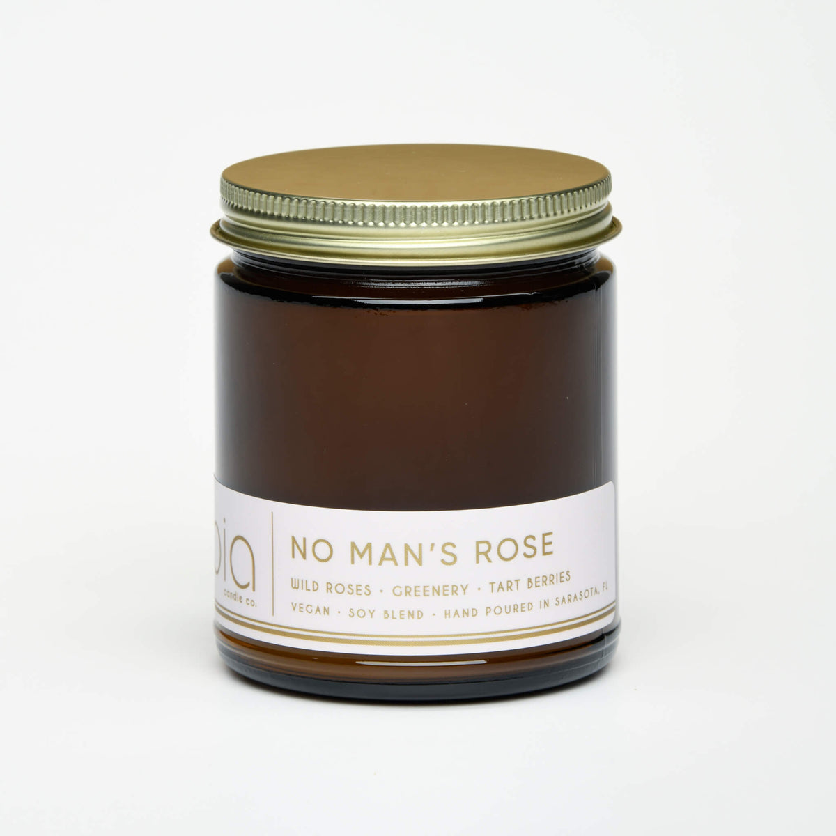 No Man’s Rose Soy Blend Candle — Blooming Rose, Currant & Moss