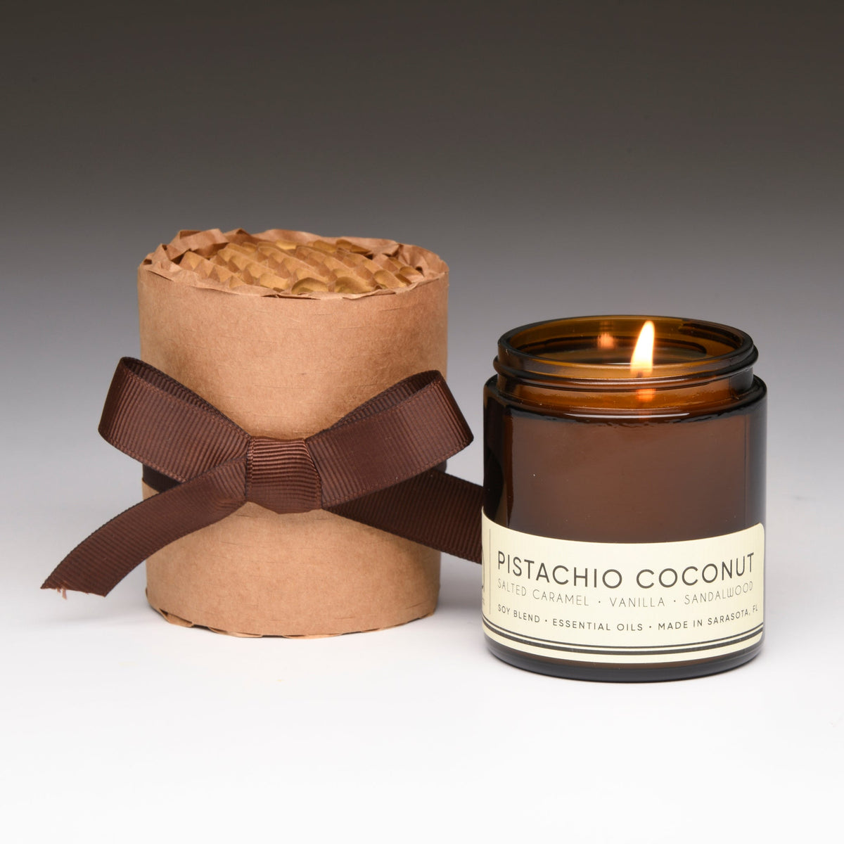Pistachio Coconut Soy Blend Candle — Coconut, Pistachio & Vanilla